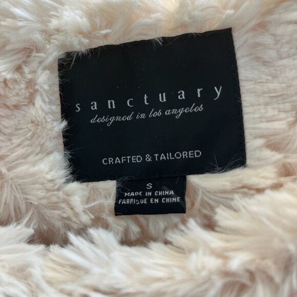 Sanctuary Women's Faux Fur Jacket - Size Small - Picture 2 of 3